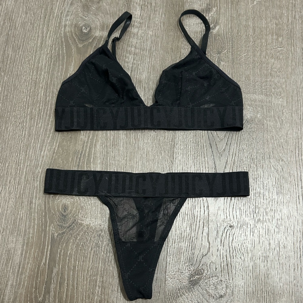 Juicy Couture underwear bra set
